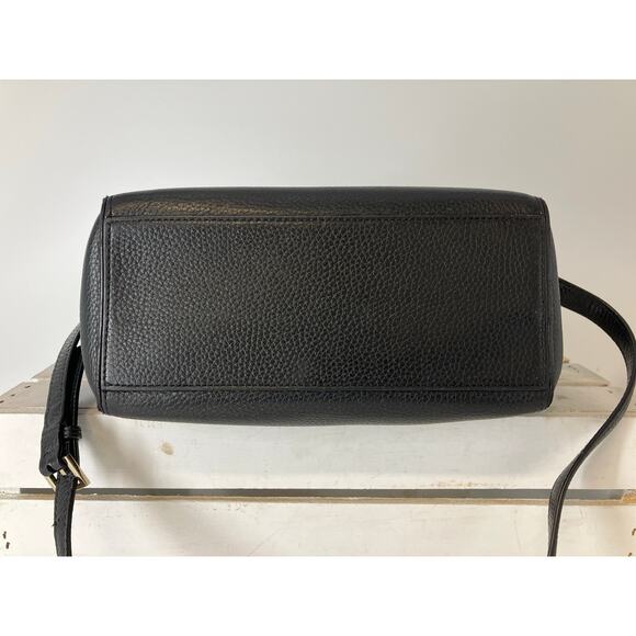 KATE SPADE BLACK PEBBLED LEATHER WOMENS MEDIUM CROSSBODY BAG - Picture 5 of 16